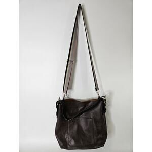 Noatd Brown Leather Shoulder Bag Boho